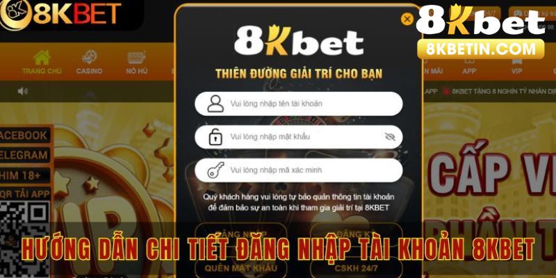 đăng nhập 8kbet